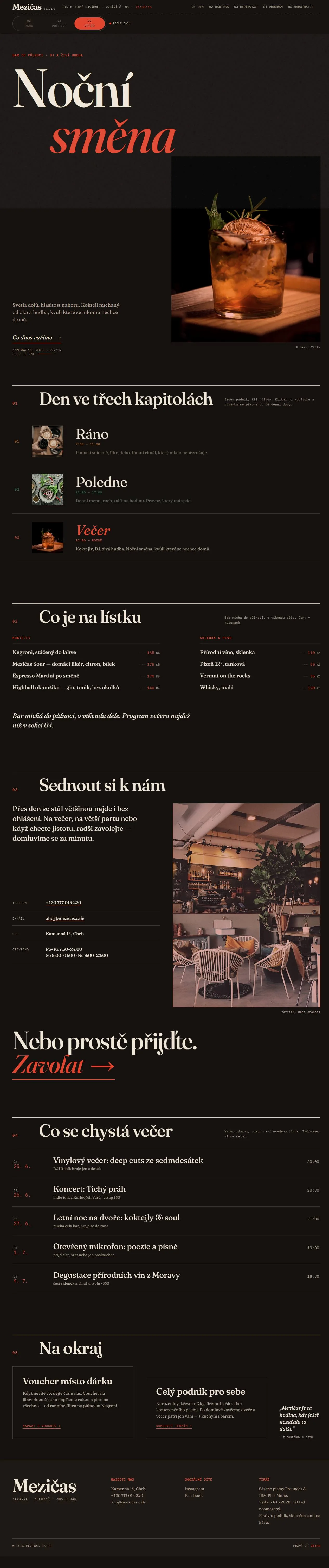 Náhled webu Mezičas